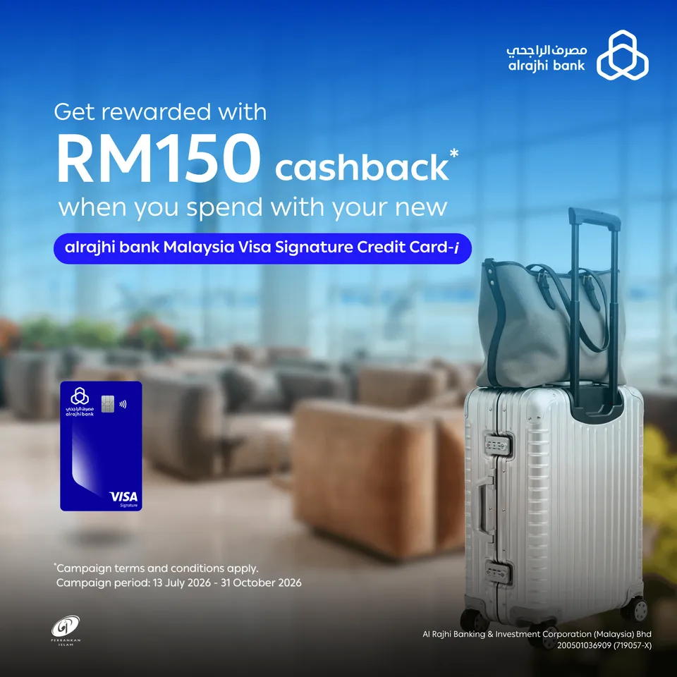 alrajhi bank Malaysia Visa Signature Credit Card-i (more-possibilities-more-rewards)
