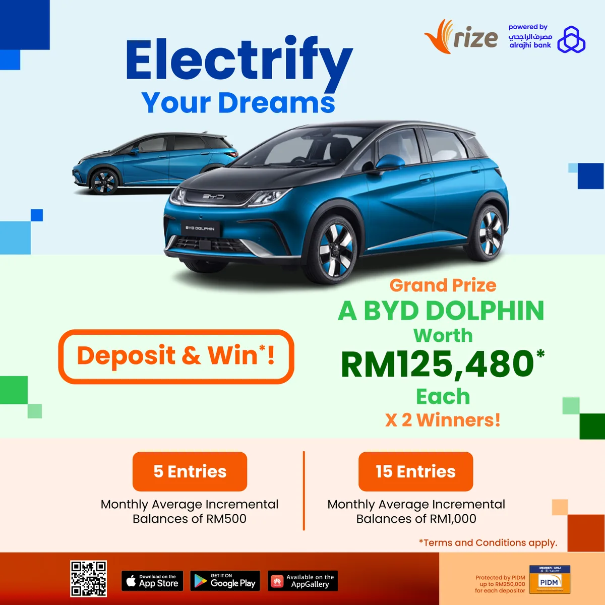 Own a BYD Dolphin with Rize Electrify Your Dreams!